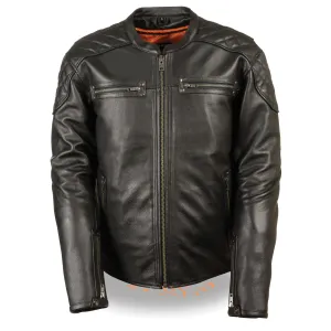 MLM1580 Men's Full Side Lace Vented Scooter Jacket