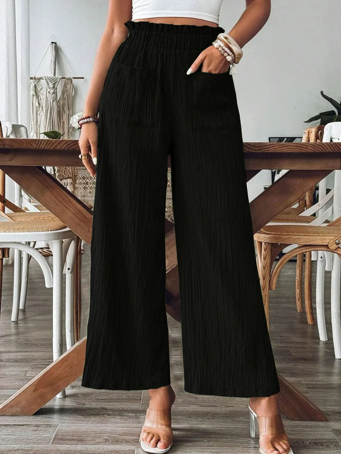 🌟 Frill Wide Leg Pants 🌟