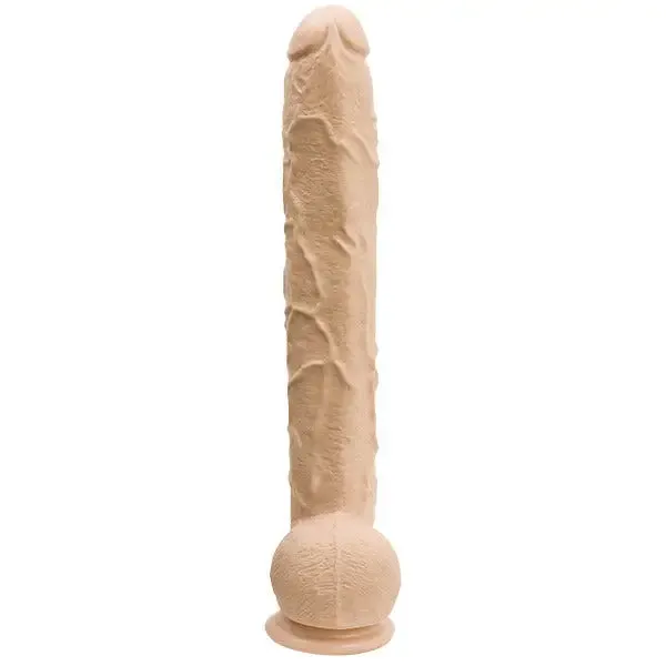 15-inch Doc Johnson Pvc Flesh Pink Large Realistic Dildo