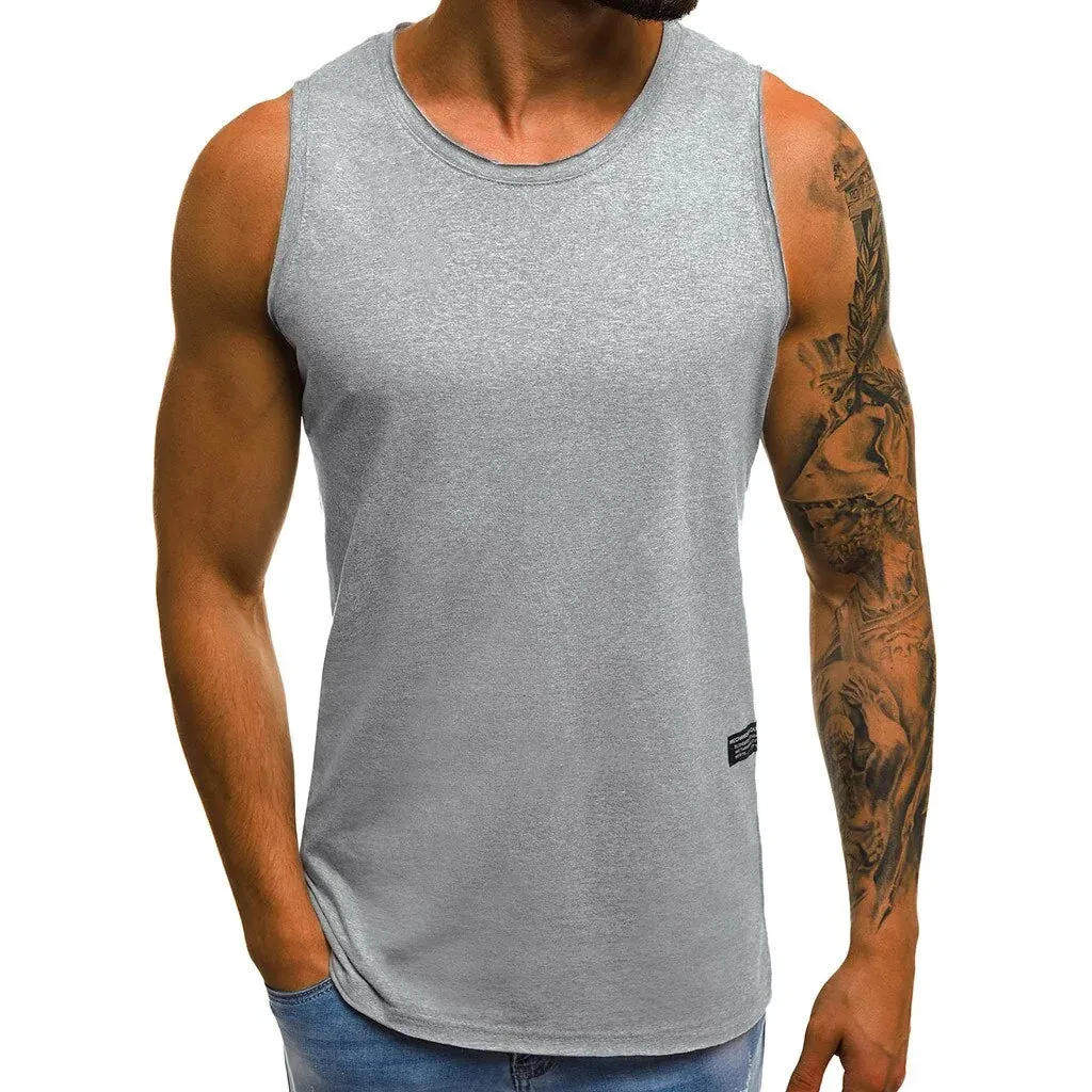 2024 Men's Summer Casual Slim Sleeveless Shirt by YOUYEDIAN