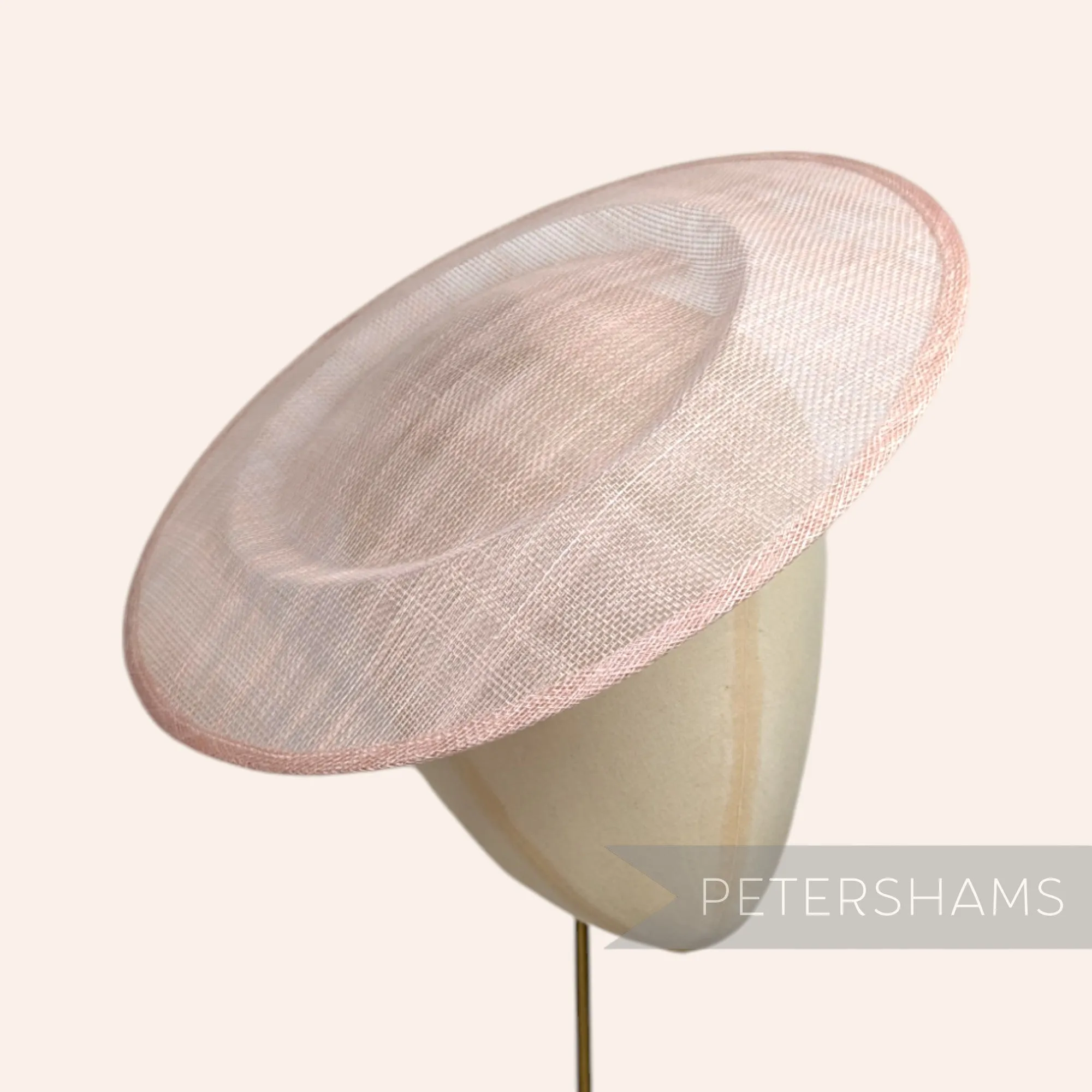 29cm Extra Large Round Saucer Sinamay Fascinator Hat Base