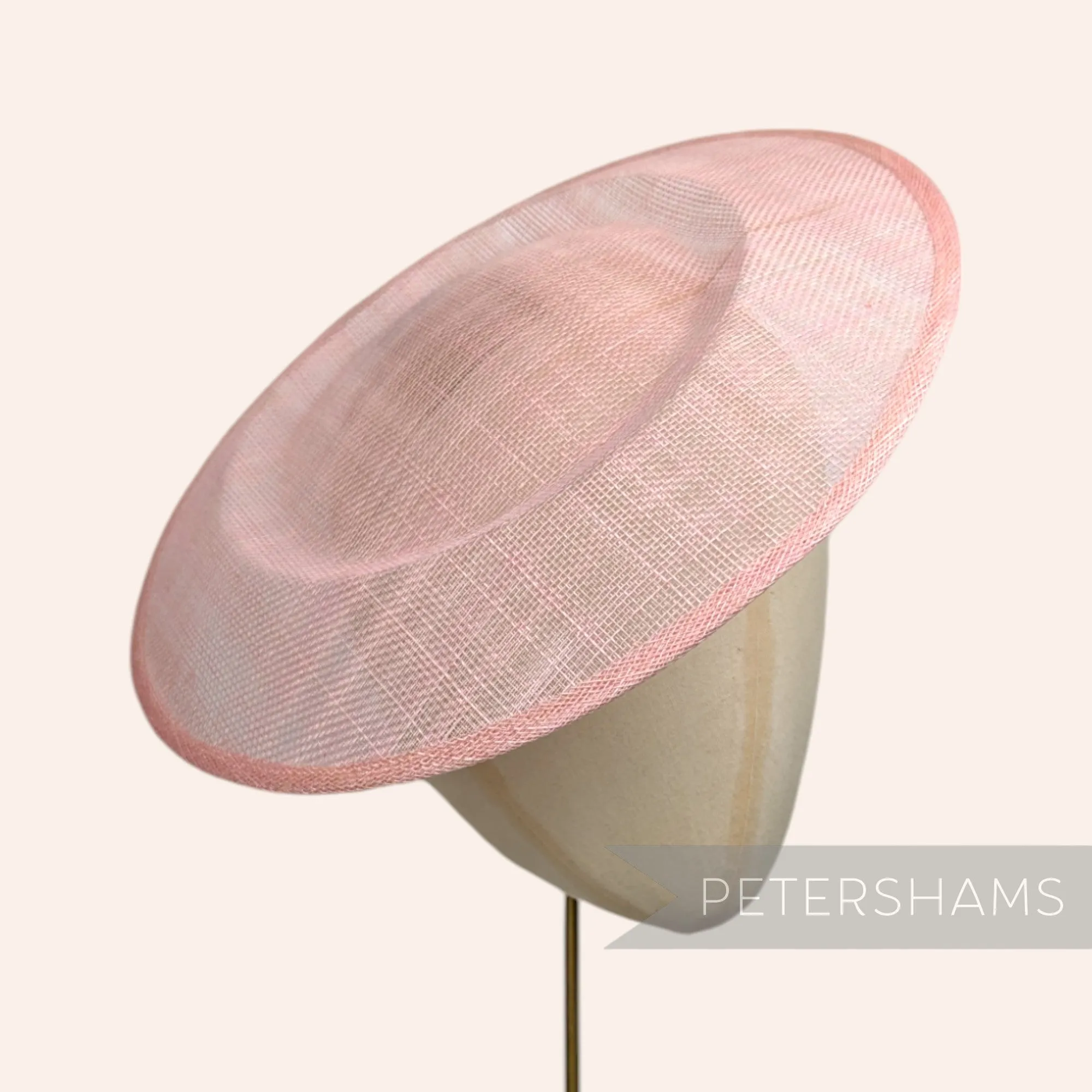 29cm Extra Large Round Saucer Sinamay Fascinator Hat Base