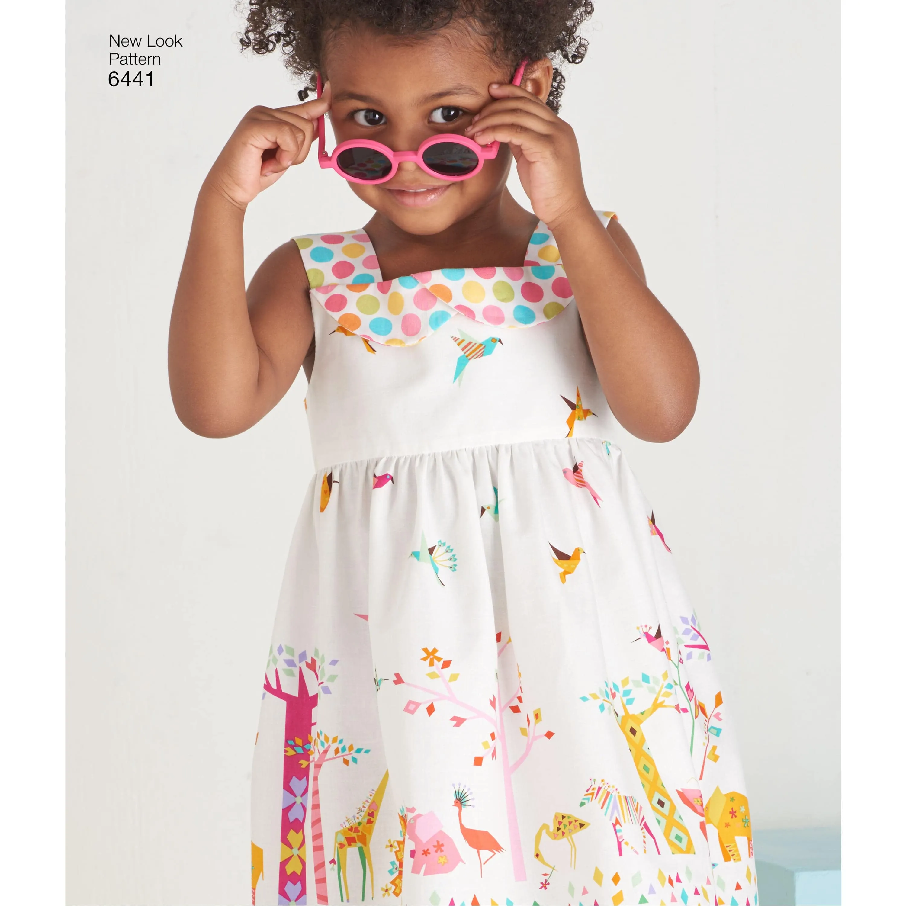 6441 Toddlers' Easy Dresses, Top and Cropped Pants