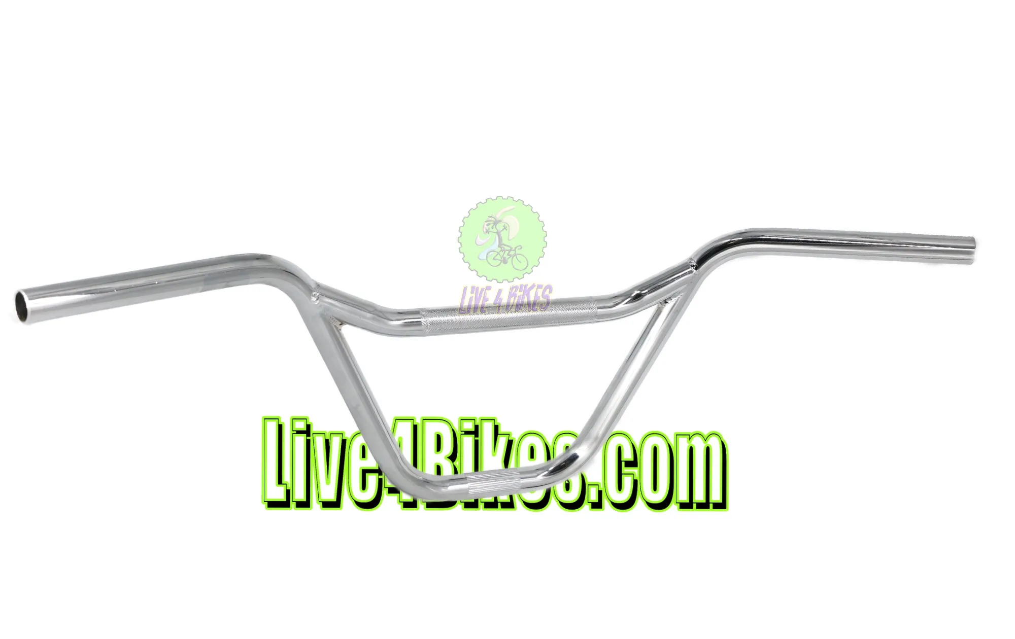 9in BMX Steel Handlebar Chrome  - Live4Bikes