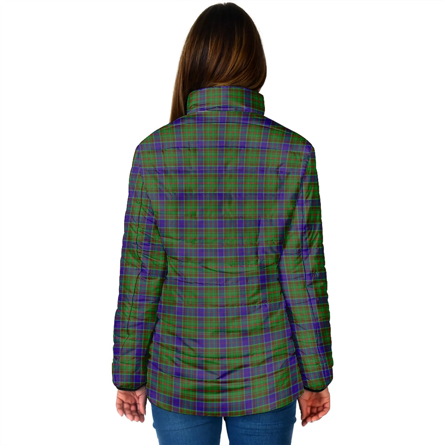 Adam Tartan Padded Jacket with Family Crest