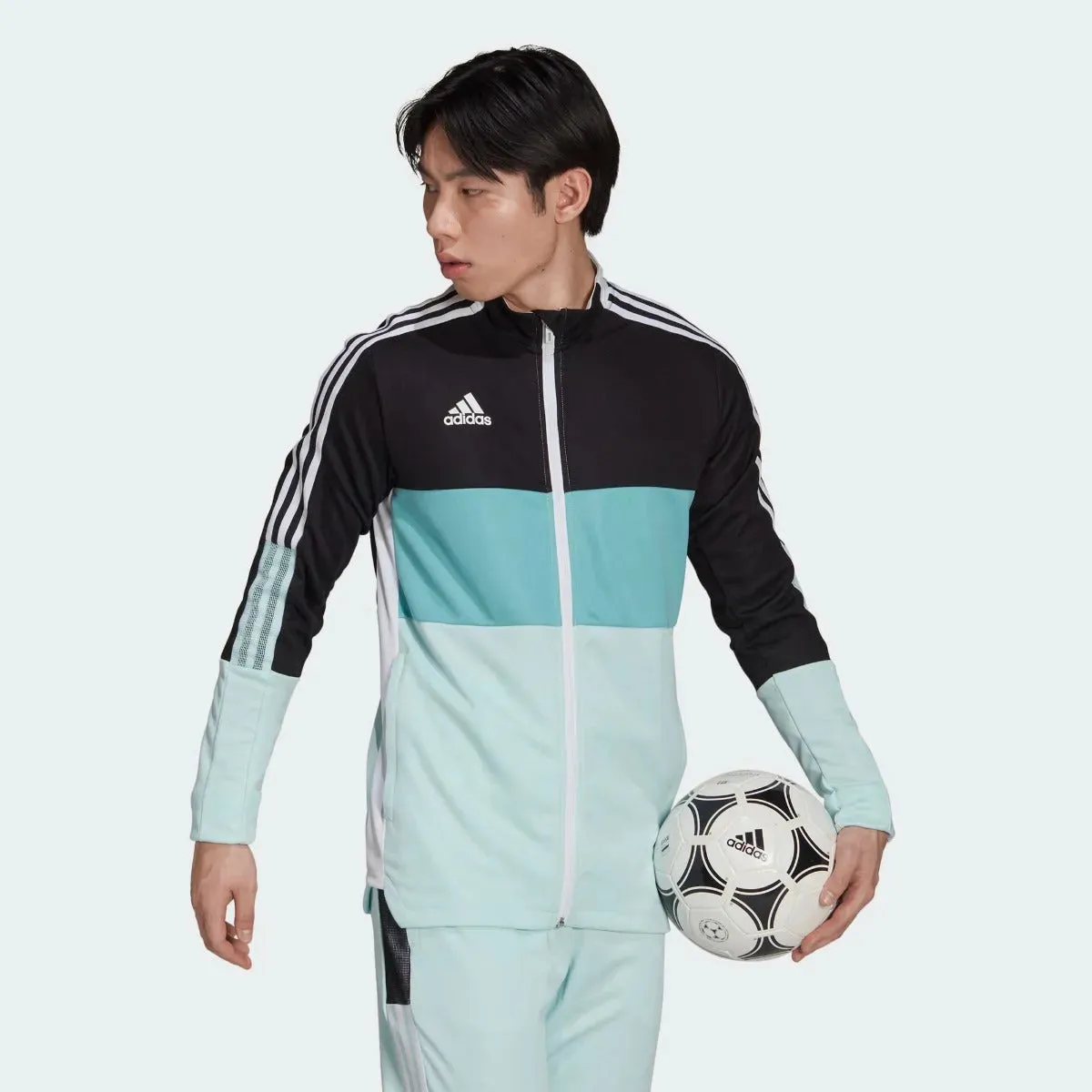 Adidas Tiro Track Jacket - Black-Halo Mint