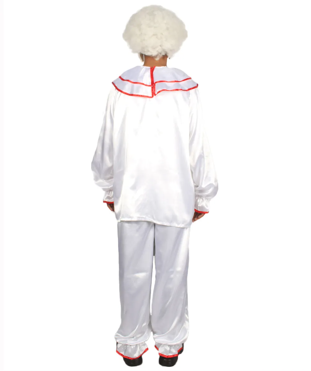 Adult Men's Clown Costume | Silver Cosplay Costume