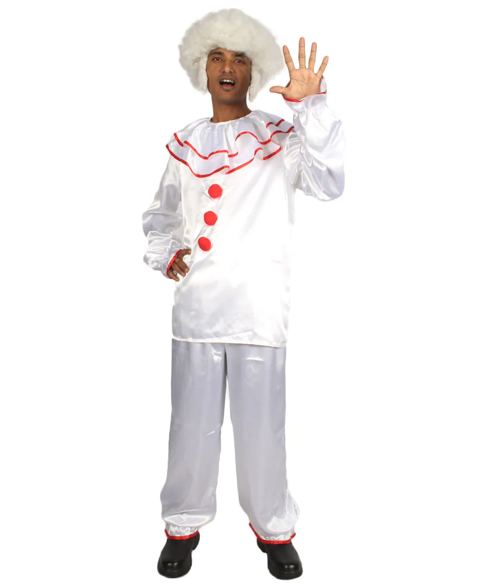 Adult Men's Clown Costume | Silver Cosplay Costume