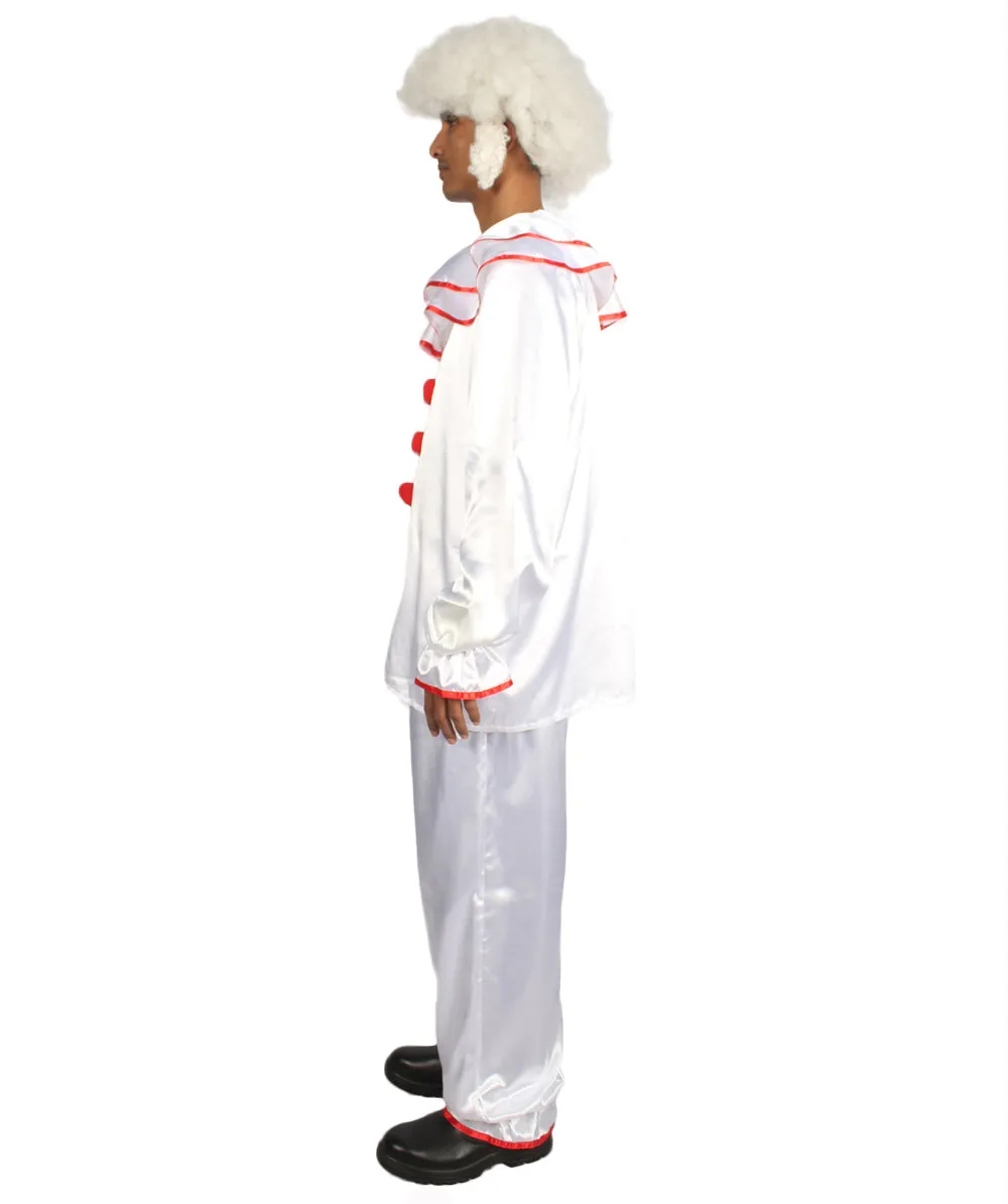 Adult Men's Clown Costume | Silver Cosplay Costume