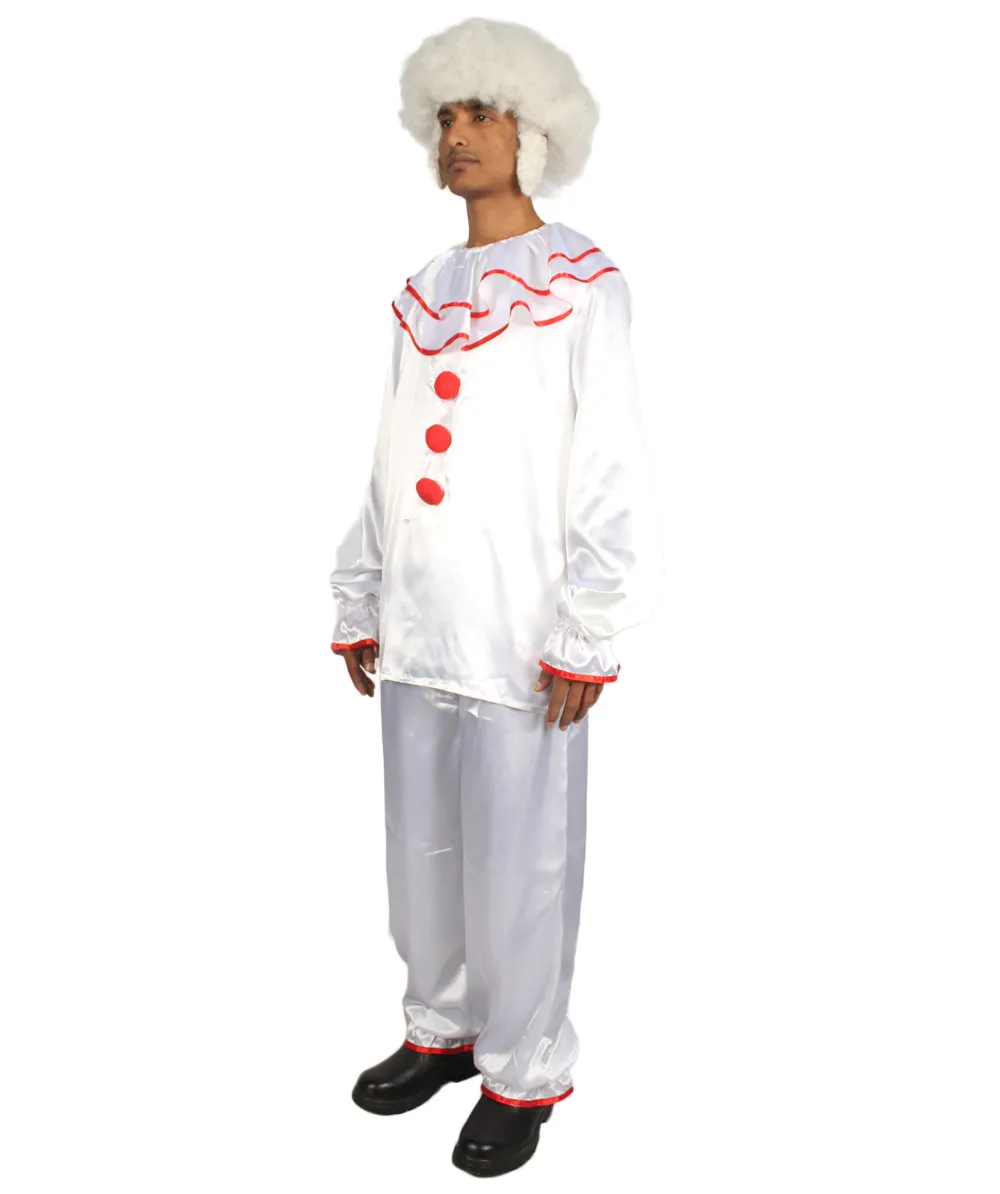 Adult Men's Clown Costume | Silver Cosplay Costume