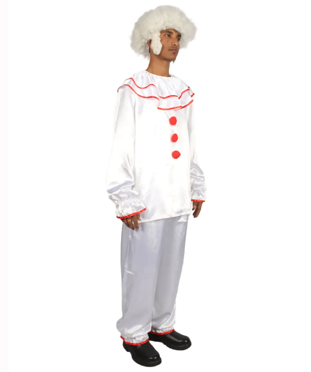 Adult Men's Clown Costume | Silver Cosplay Costume