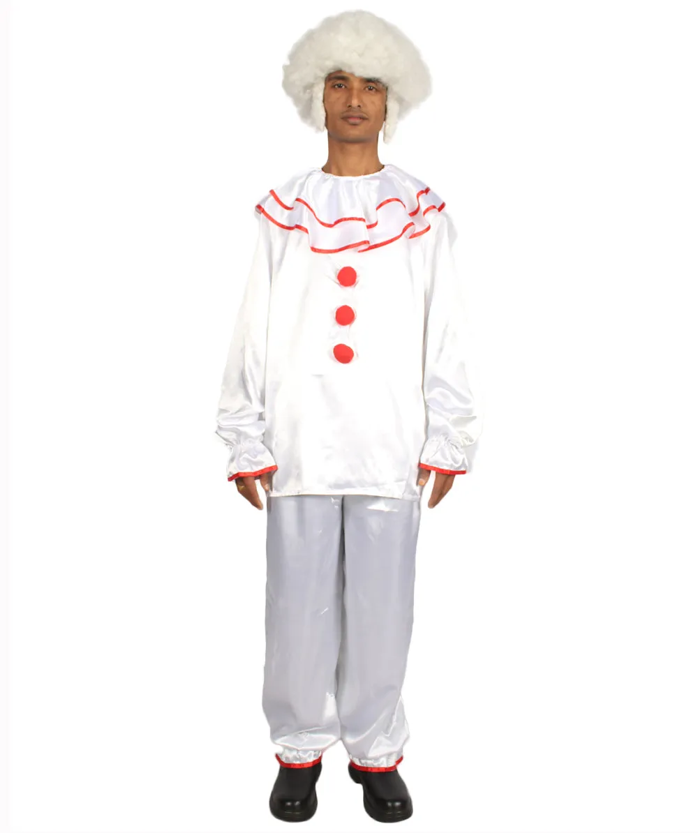 Adult Men's Clown Costume | Silver Cosplay Costume