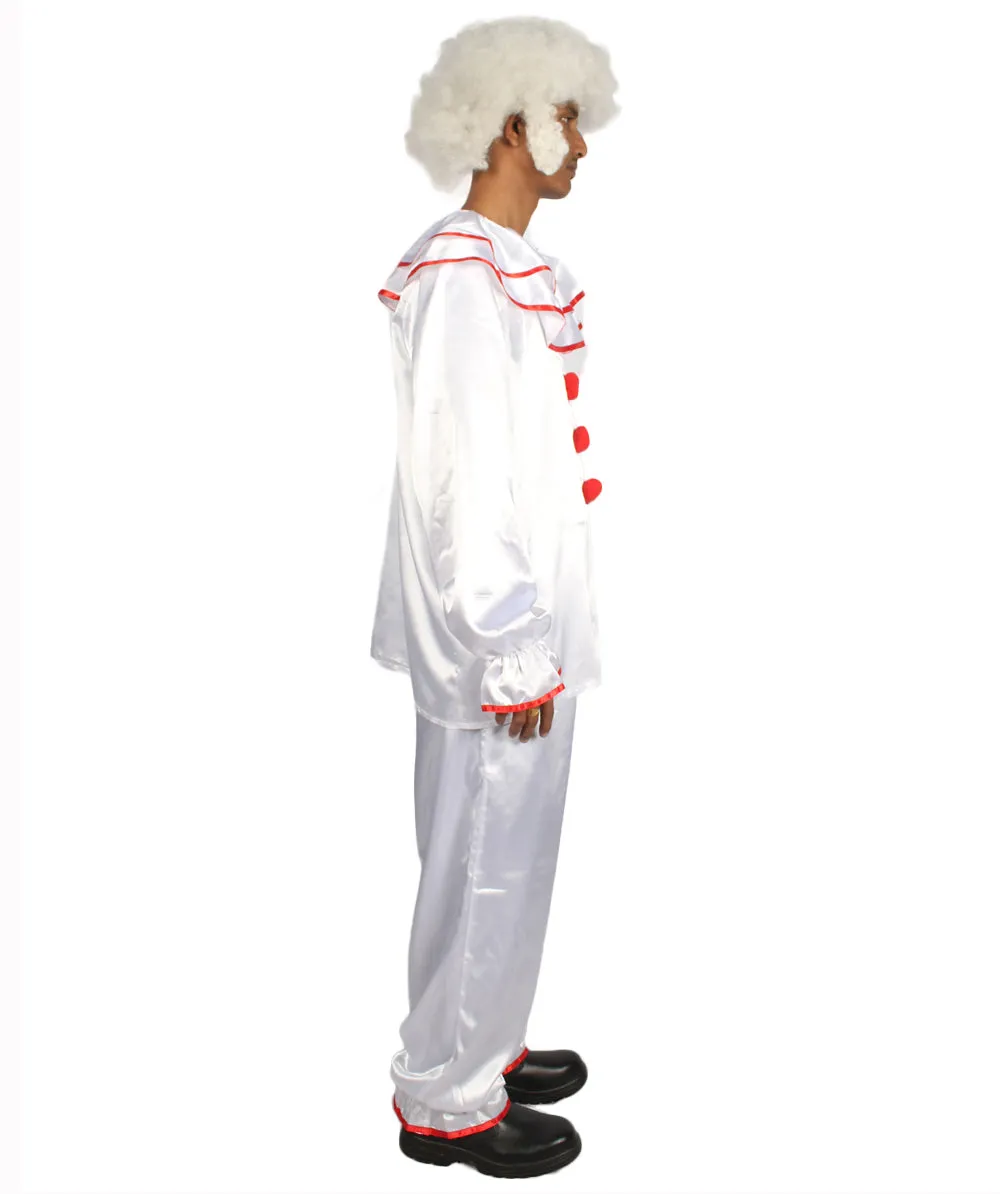 Adult Men's Clown Costume | Silver Cosplay Costume