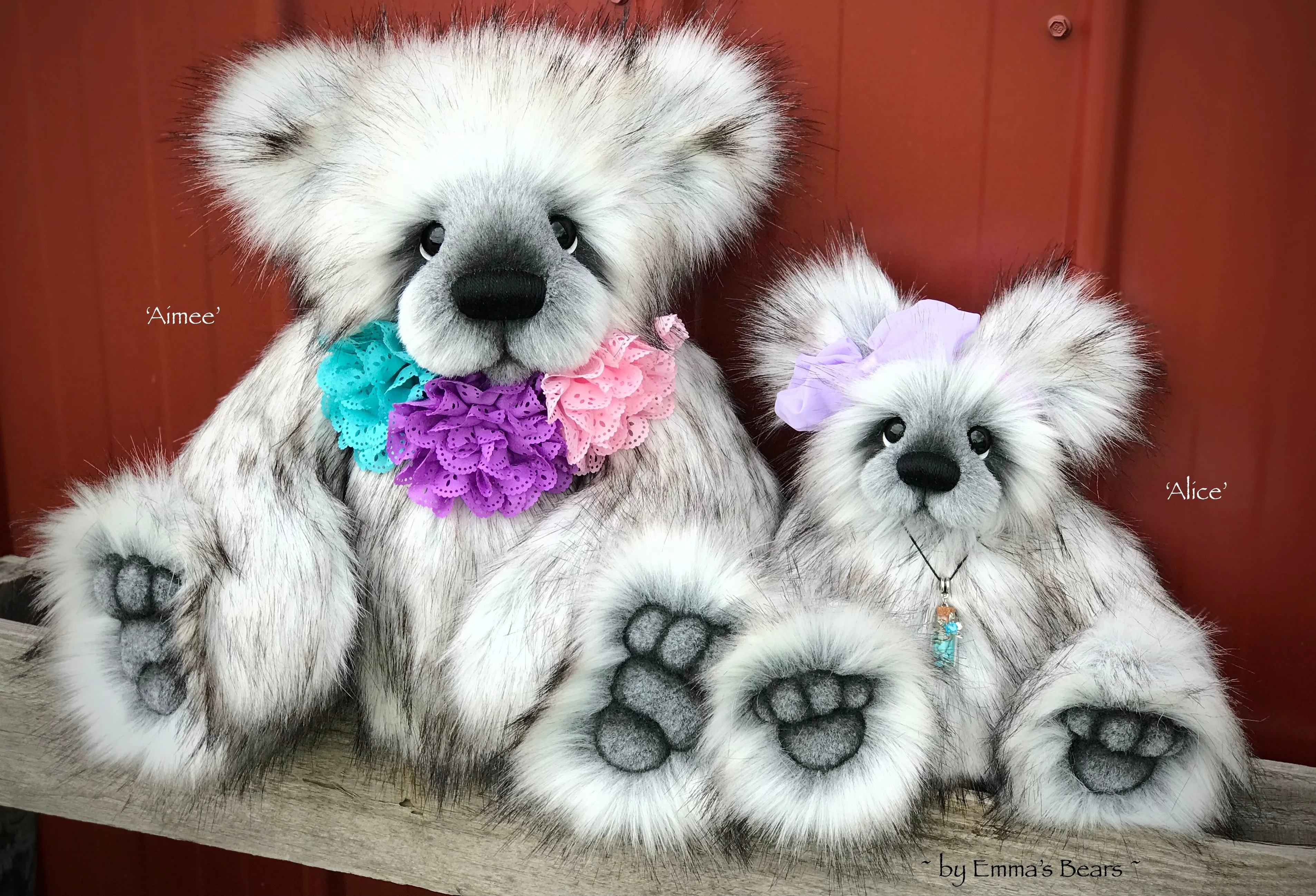 Aimee - 18" faux fur artist bear by Emmas Bears - OOAK