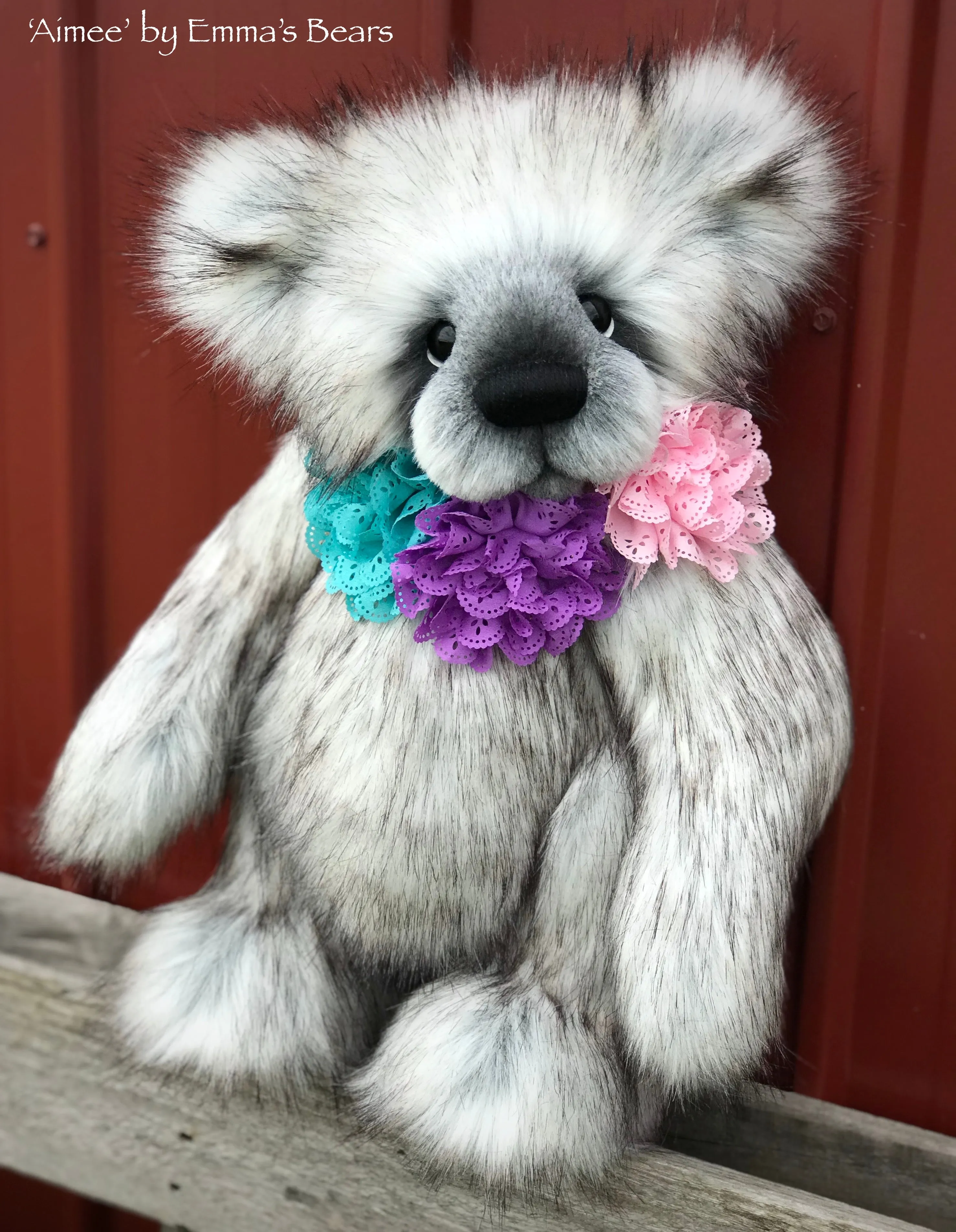 Aimee - 18" faux fur artist bear by Emmas Bears - OOAK