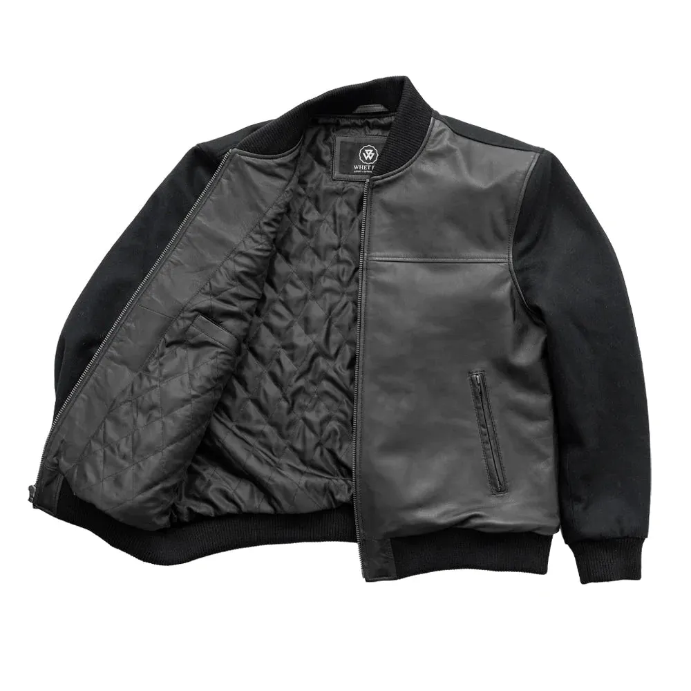 Andre Mens Varsity Leather Jacket