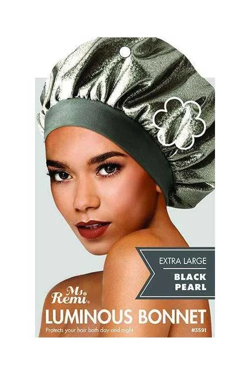 Annie Ms. Remi Extra Large Luminous Bonnet - Black Pearl #3591