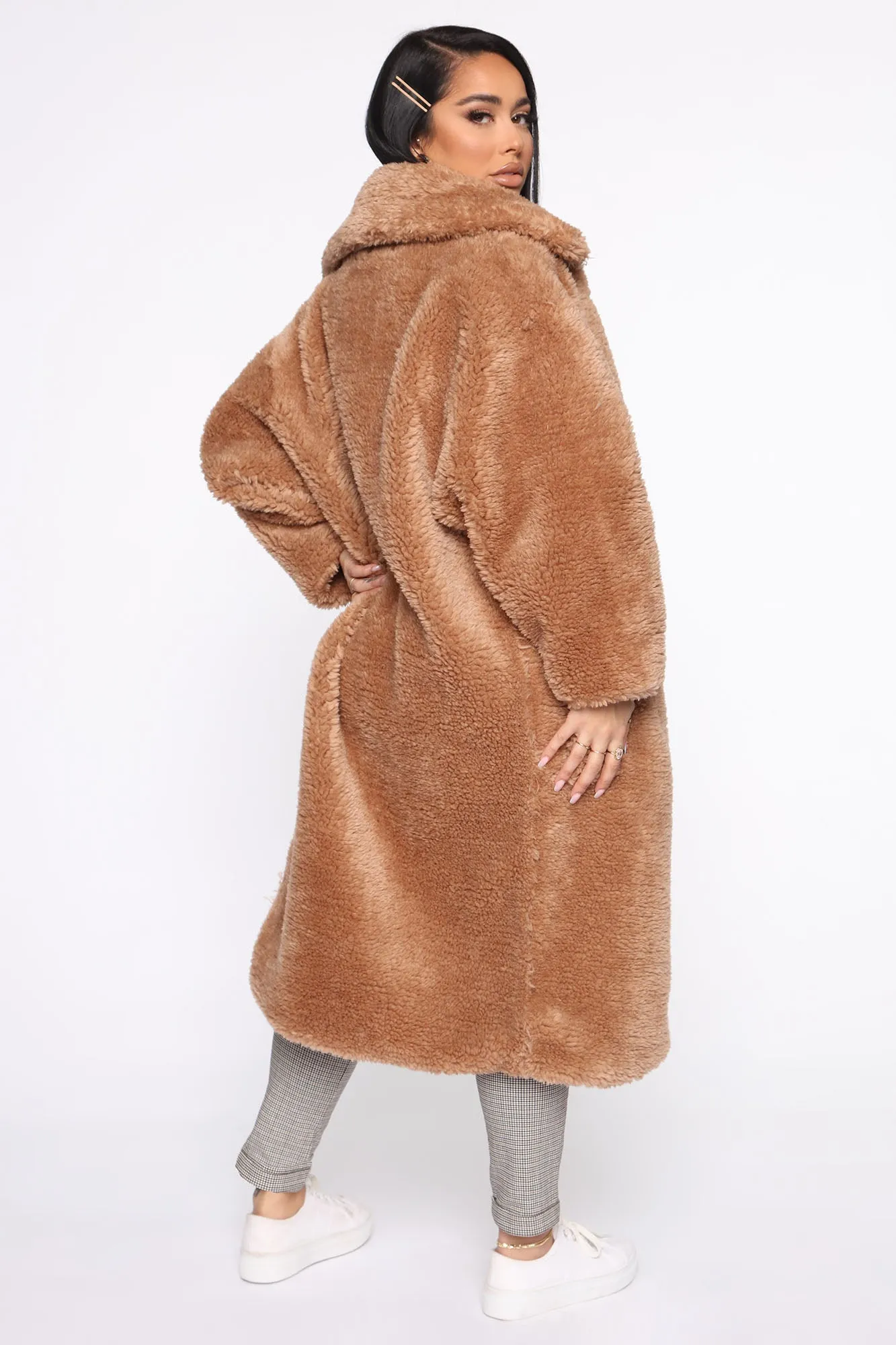 As Fur Usual Coat - Brown