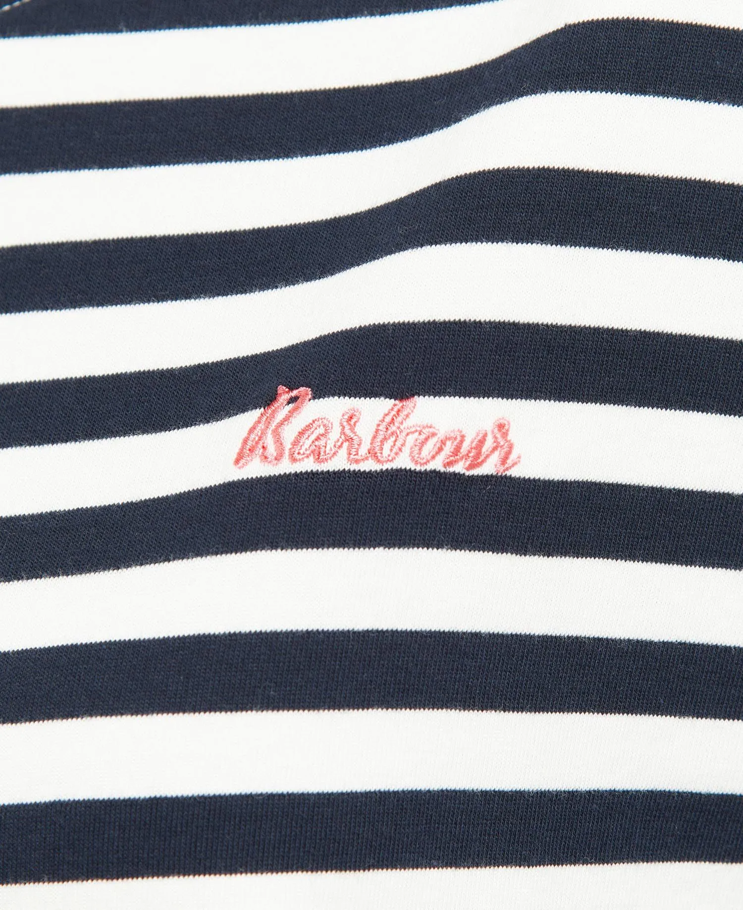 Barbour Adria stripe Top in navy LML0813