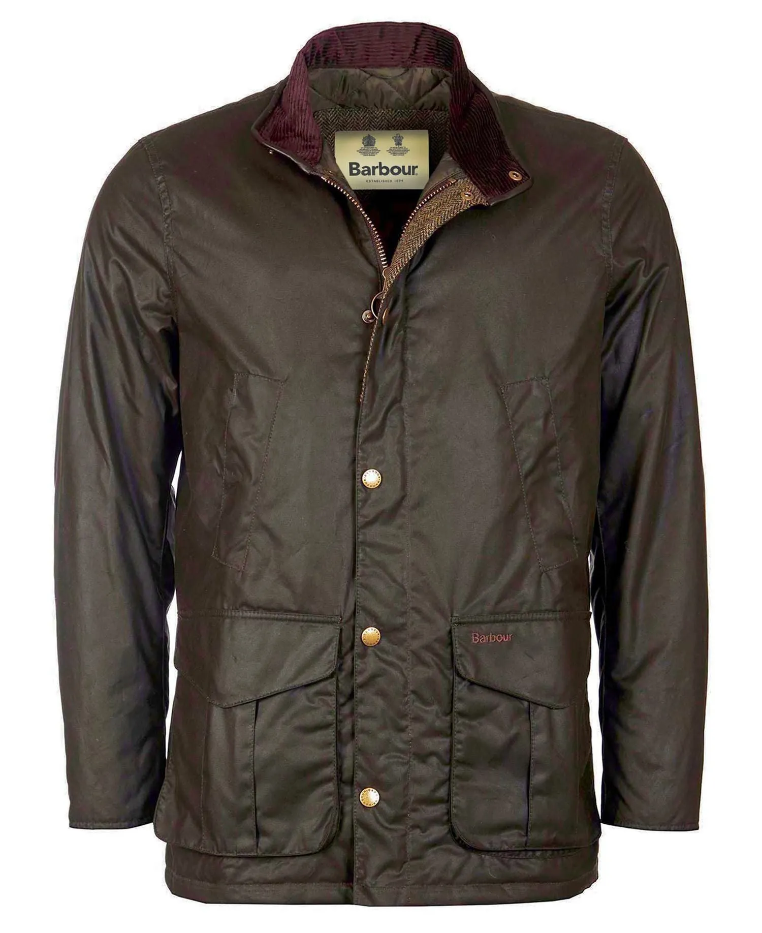 Barbour Hereford Wax Jacket - OLIVE