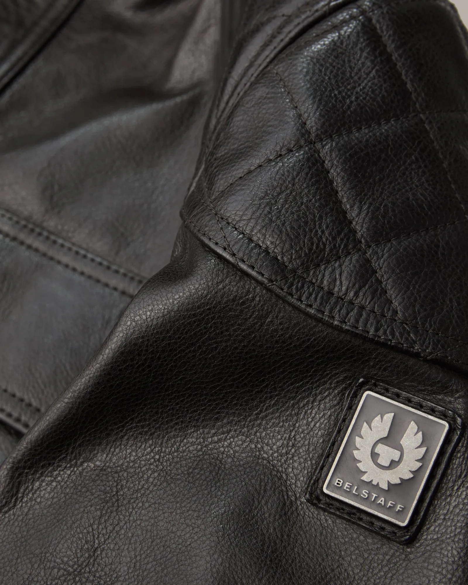 Belstaff Brooklands Men's Jacket Leather - Antique Black