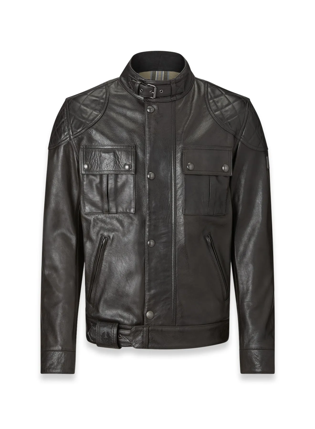 Belstaff Brooklands Men's Jacket Leather - Antique Black