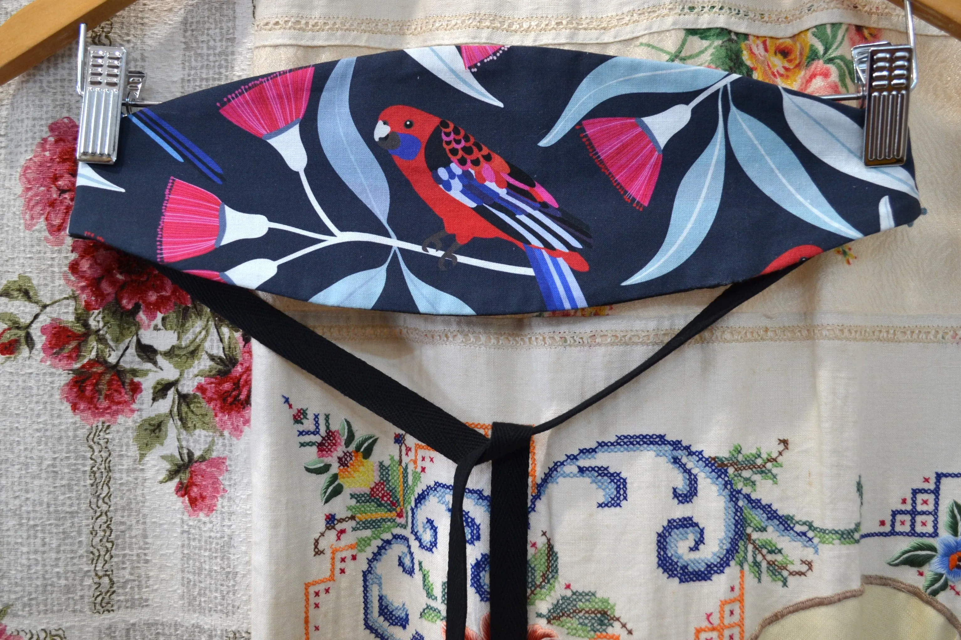 Berserk Rosella obi fabric belt