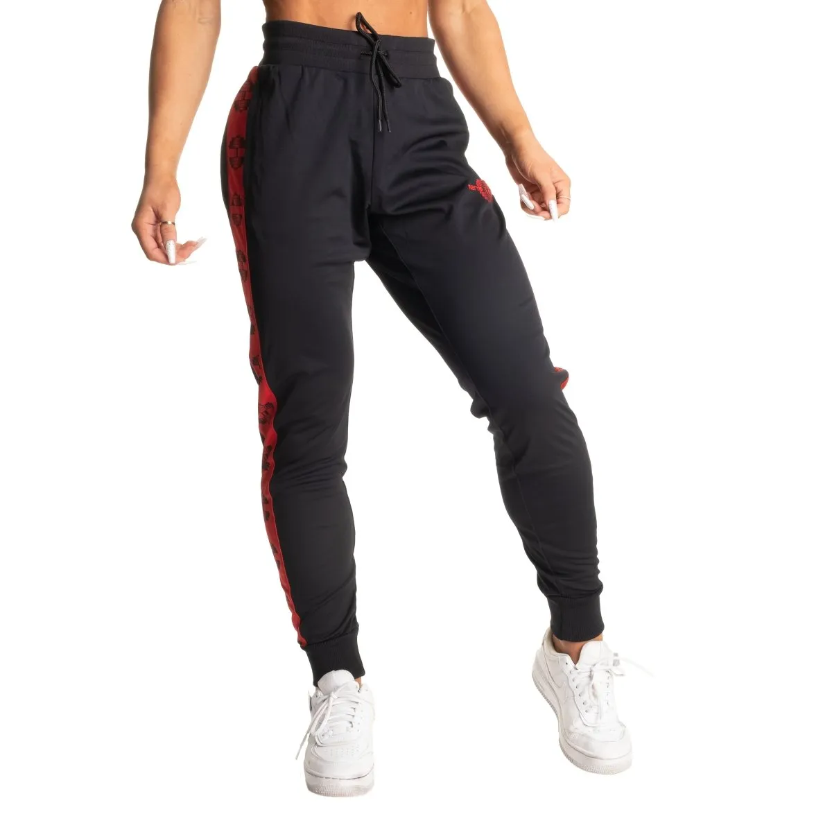 Better Bodies Chelsea Track Pants - Black/Red