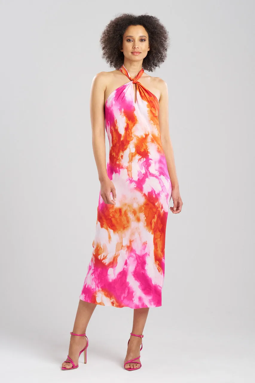 Biarritz Halter Silk Gown