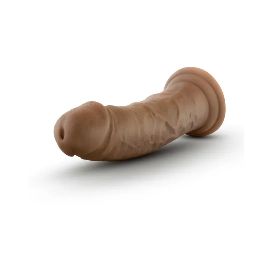 Blush Au Naturel 8 in. Posable Dual Density Dildo with Suction Cup