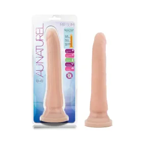 Blush Au Naturel Mr. Slim 9.25 in. Posable Dual Density Dildo with Suction Cup