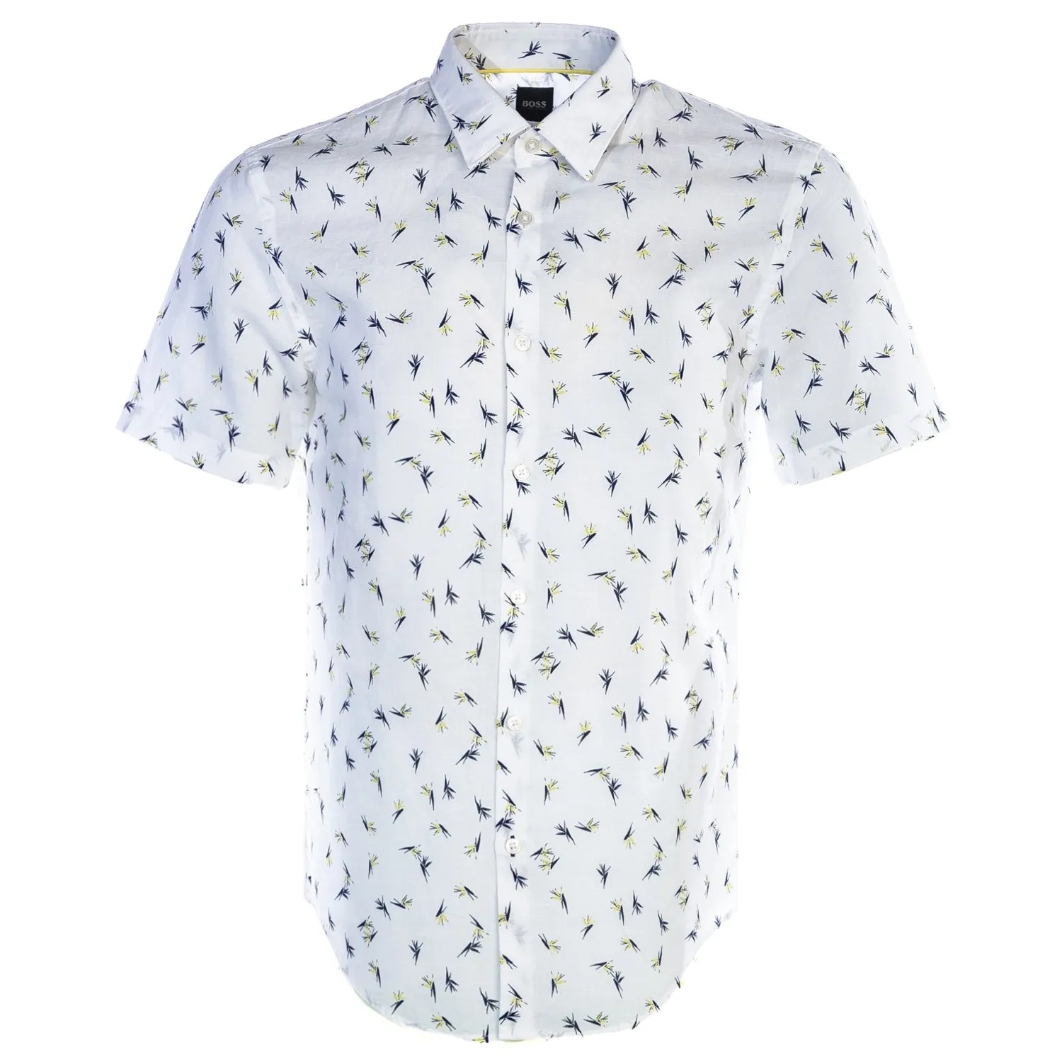 BOSS Ronn_F Short Sleeve Shirt in White