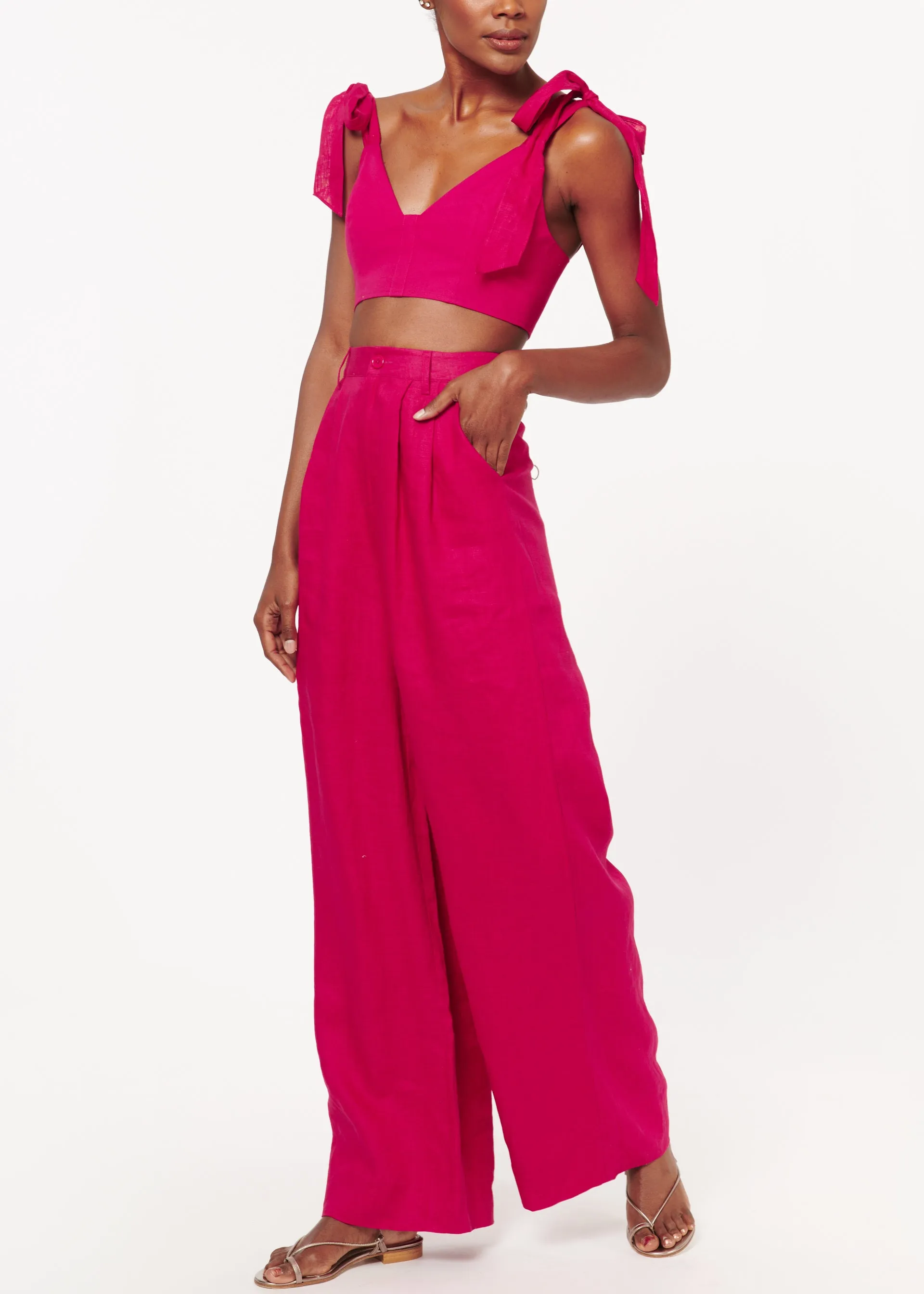 Cami NYC - Rylie Pant in Raspberry