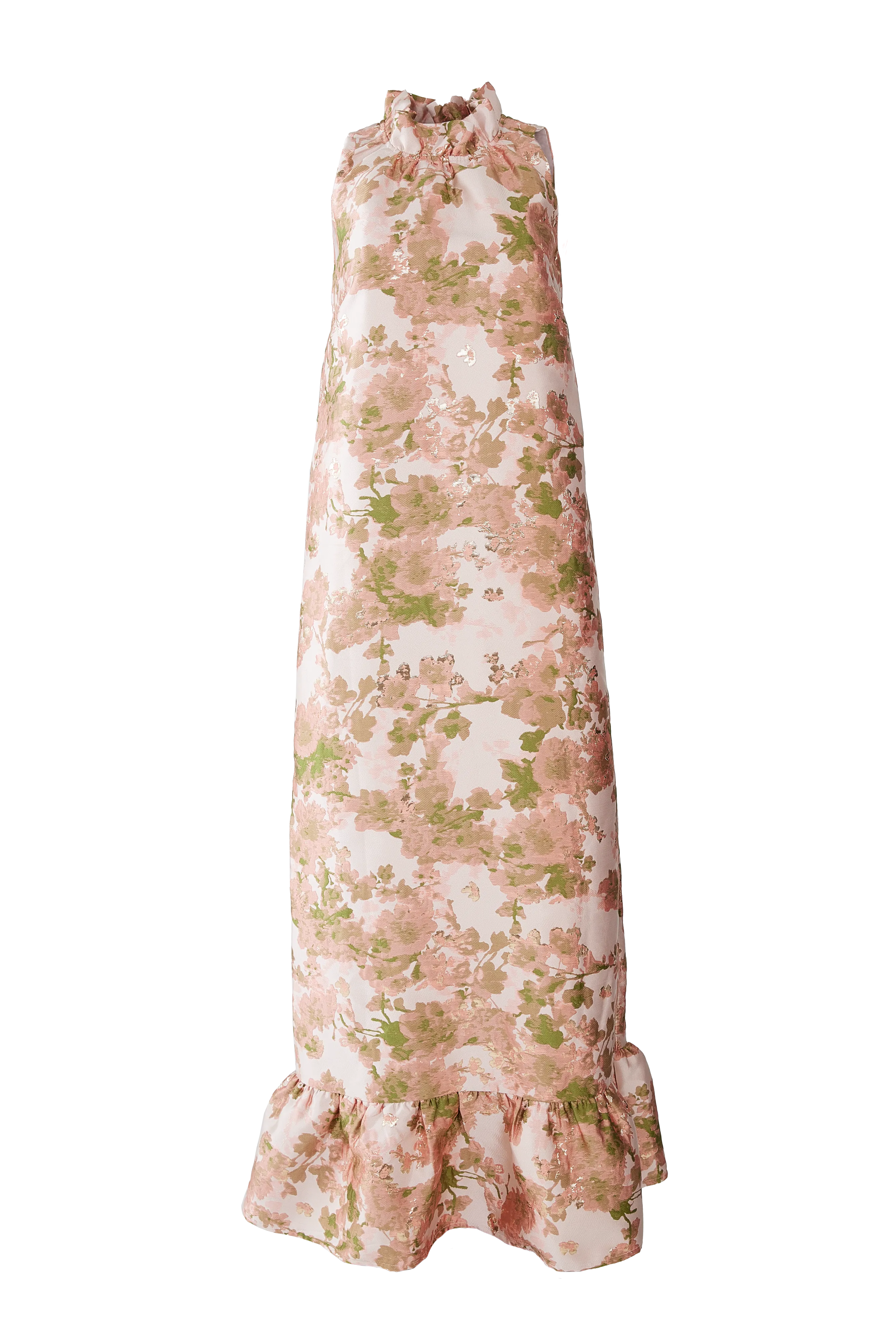 Camille Gown Baby's Breath Jacquard