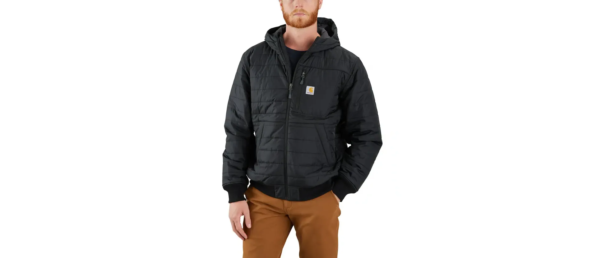 Carhartt Rain Defender Relaxed Fit Lightweight Insulated Hooded Jacket