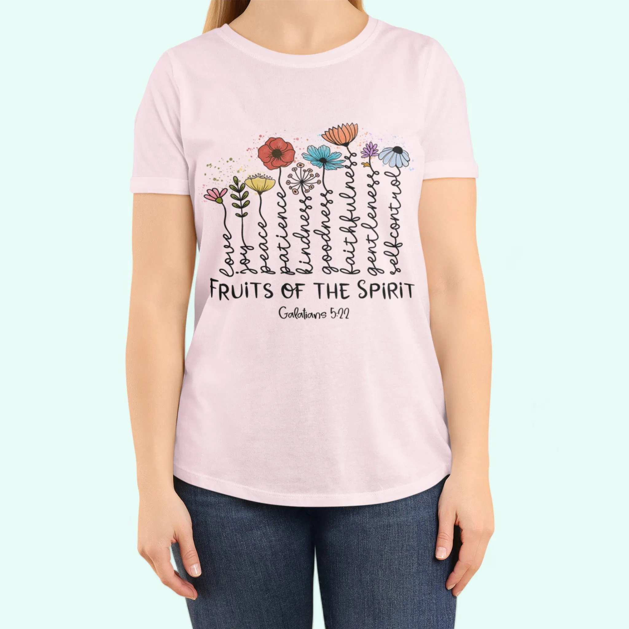 Christian tee shirts The Fruits of the Spirit Bible Verse T-Shirt women shirts