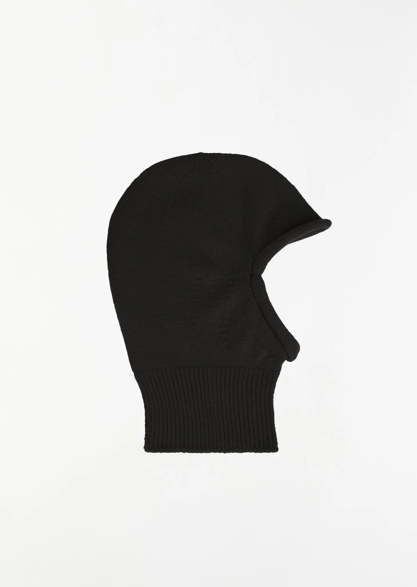 Chunky Wool Balaclava — Black