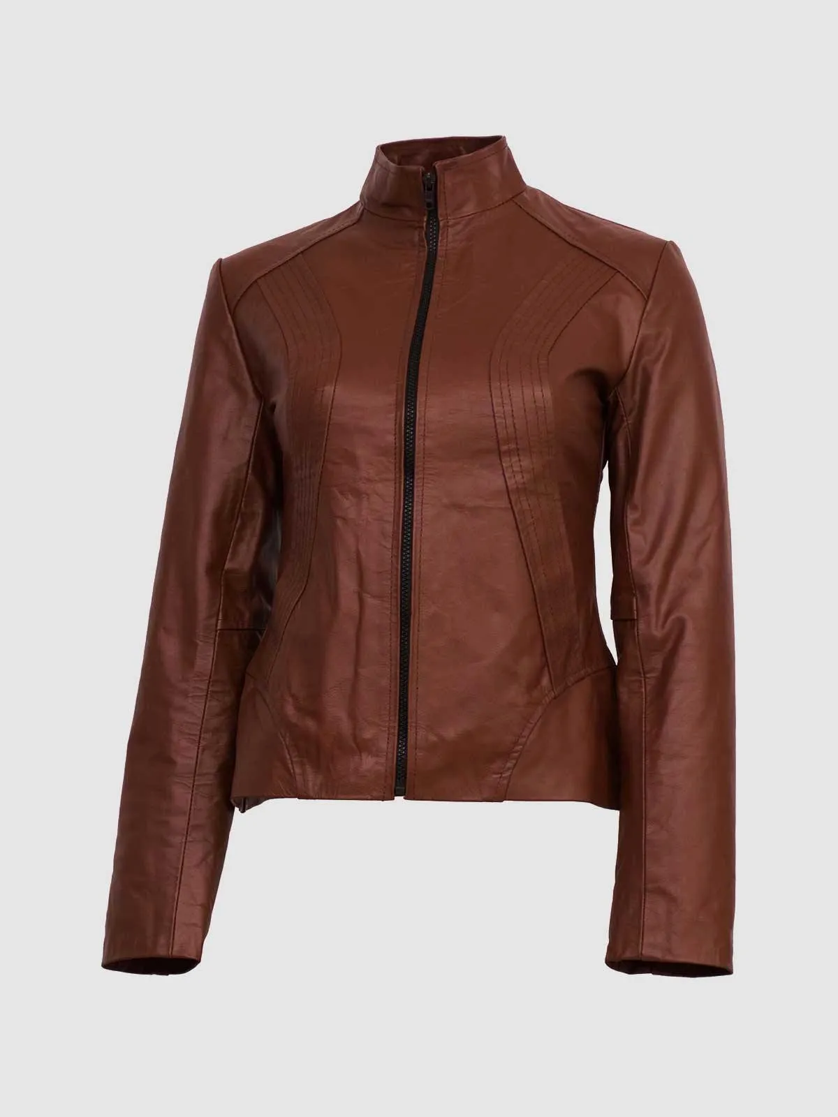 Classic Tan Leather Jacket