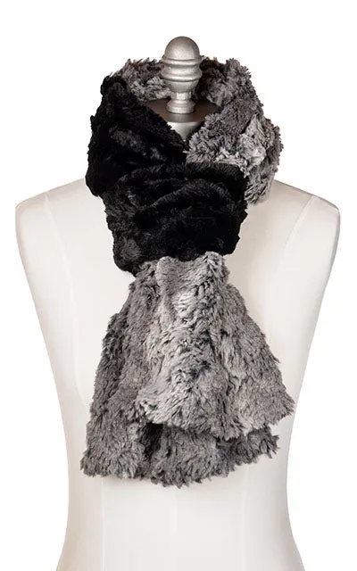 Color Block Scarf - Assorted Faux Fur Combos