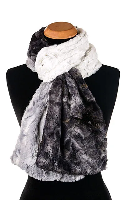 Color Block Scarf - Assorted Faux Fur Combos