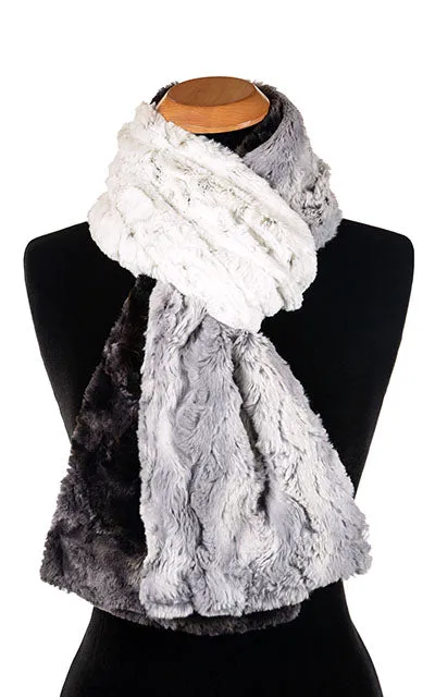 Color Block Scarf - Assorted Faux Fur Combos