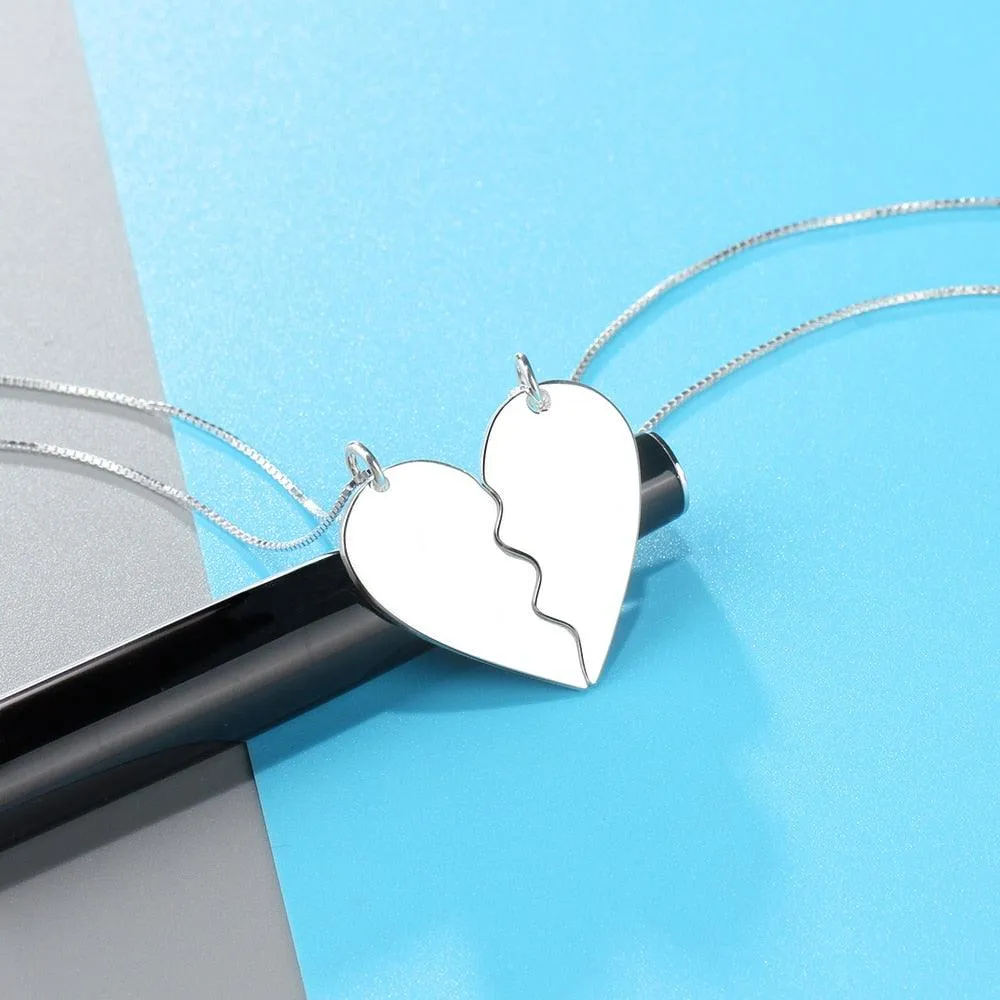 Couple Hearts Pendant, Stainless Steel pendant for Women