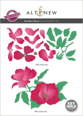 Craft-A-Flower: Garden Rose Layering Die Set