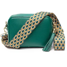 Crossbody Peacock Green(Teal Peacock Strap)