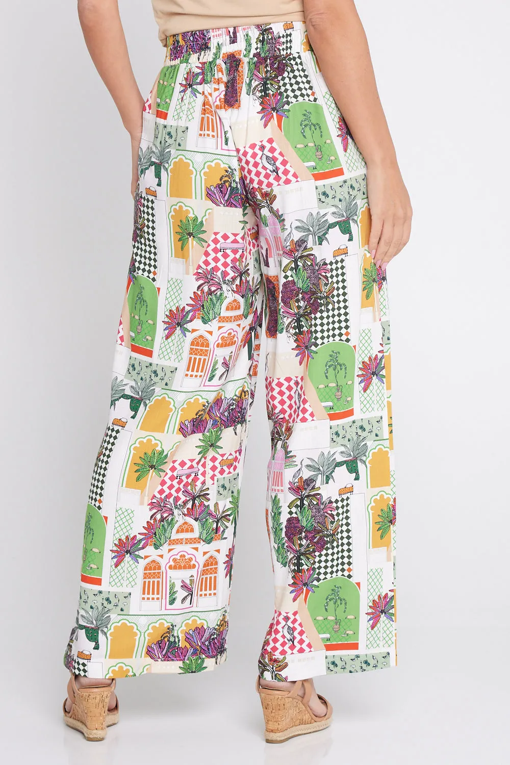 Daria Wide Leg Pants - Marrakesh