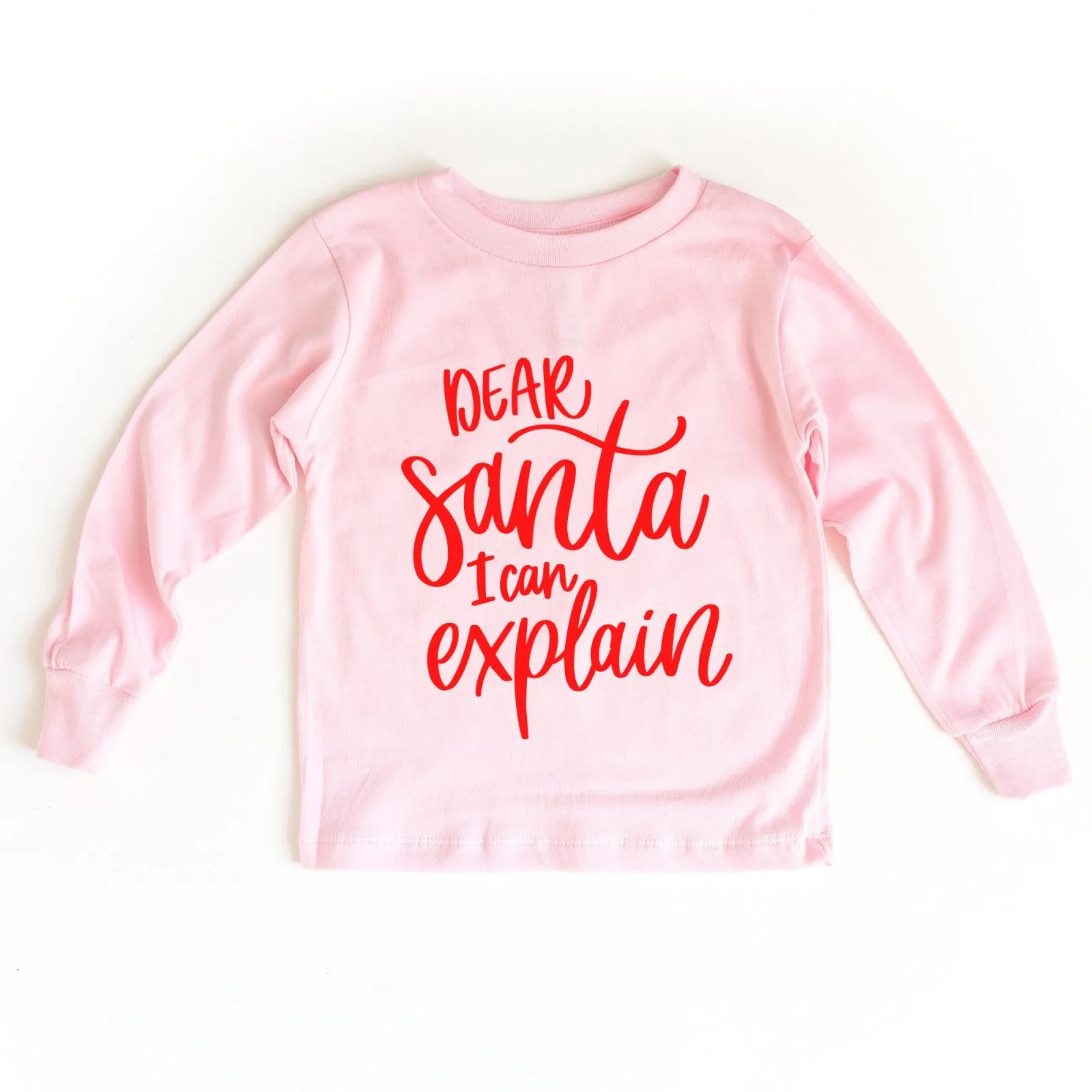 Dear Santa I Can Explain Long Sleeve Christmas Shirt