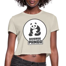 Diverse Panda (Alternative Version) Women's Cropped T-Shirt