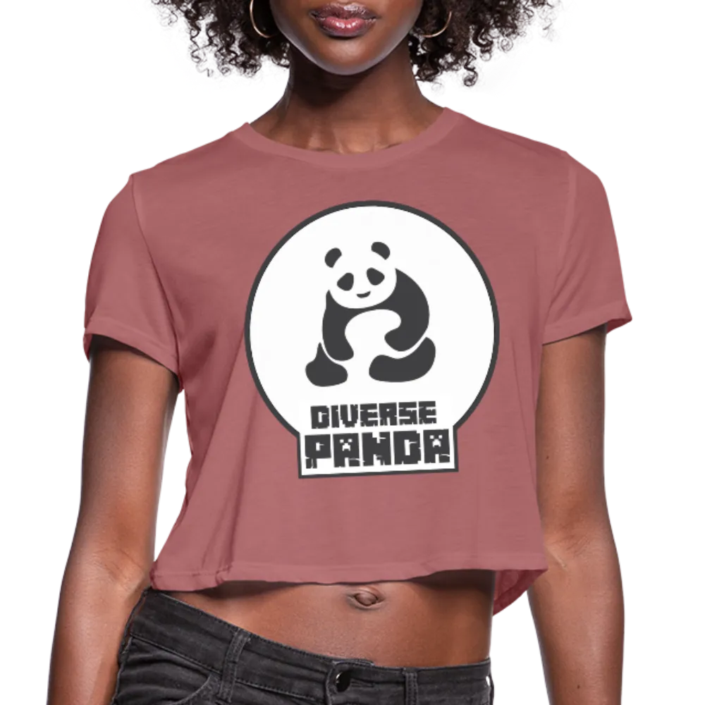 Diverse Panda (Alternative Version) Women's Cropped T-Shirt