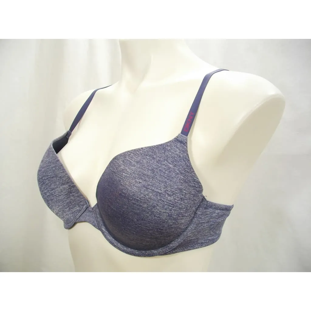 DKNY DK4938 Heather Signature Push Up Underwire Bra 34C Gray Heather