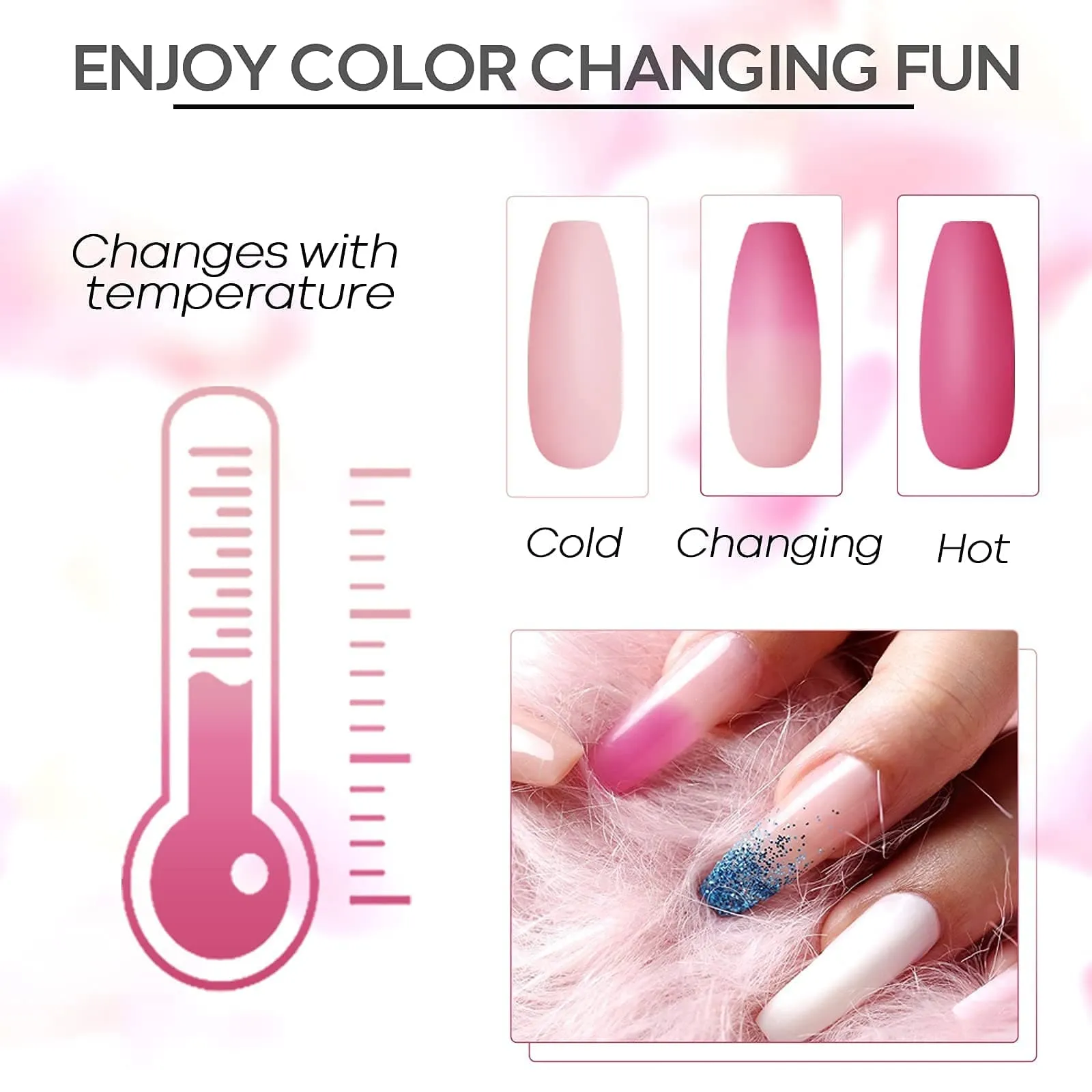 Dry Rose - 6 Colors Poly Nail Gel Kit